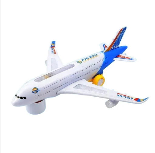 45cm airbus A380 aircraft moving 360° eletric Aeroplane Toys Kids Boy Fancy Electric Airplane Toy With Flashing Light And Sound